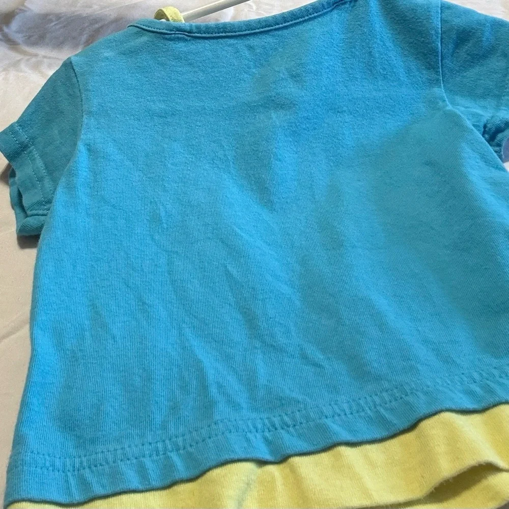 Flower Power Kids Shirt - Blue - Picture 4 of 5